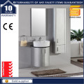 Gloss Silver Lacquer Bathroom Storage Cabinet